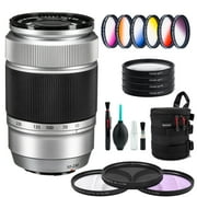 Fujifilm XC 50-230mm f/4.5-6.7 OIS II Lens (Silver) + Advanced Accessory Kit