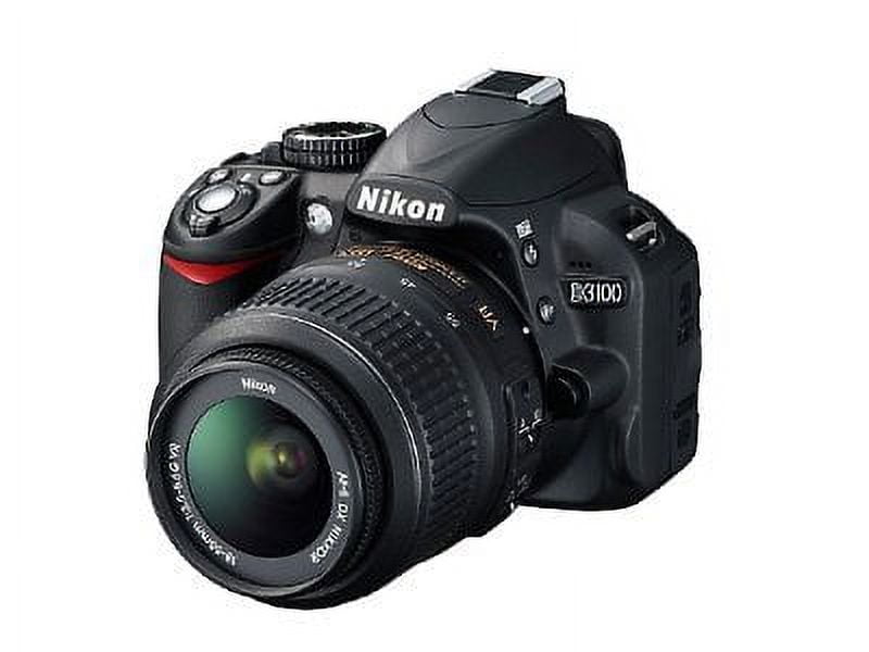 Nikon D3100 14.2MP DX-Format DSLR Digital Camera Body Only No Lens - Black Bundle
