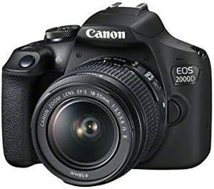 Canon EOS 2000D DSLR Camera w/EF-S 18-55mm f/3.5-5.6 IS II Lens