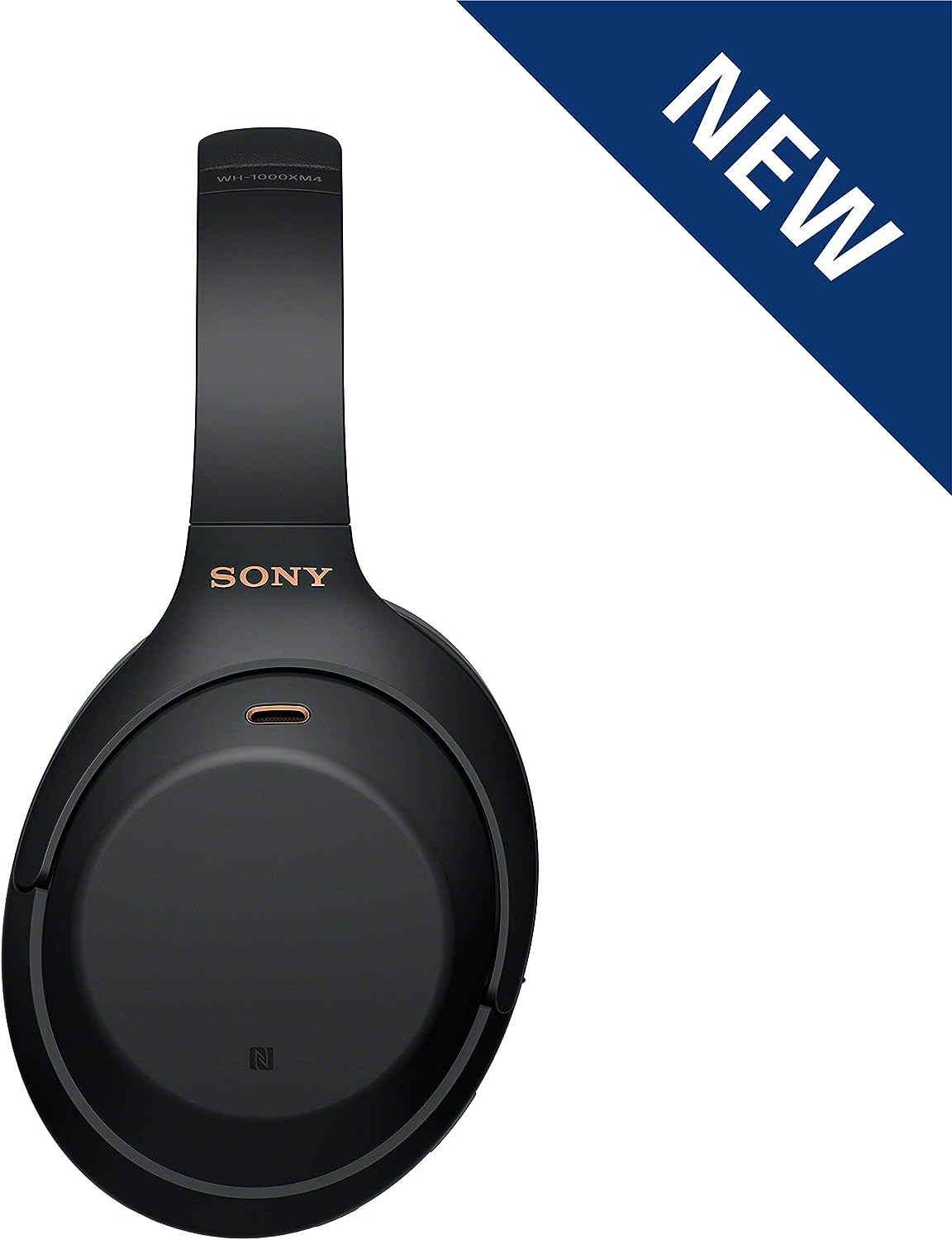 Sony WH-1000XM4 Wireless Industry Leading Noise Canceling Overhead Headphones with Mic for Phone-Call and Alexa Voice Control, Black