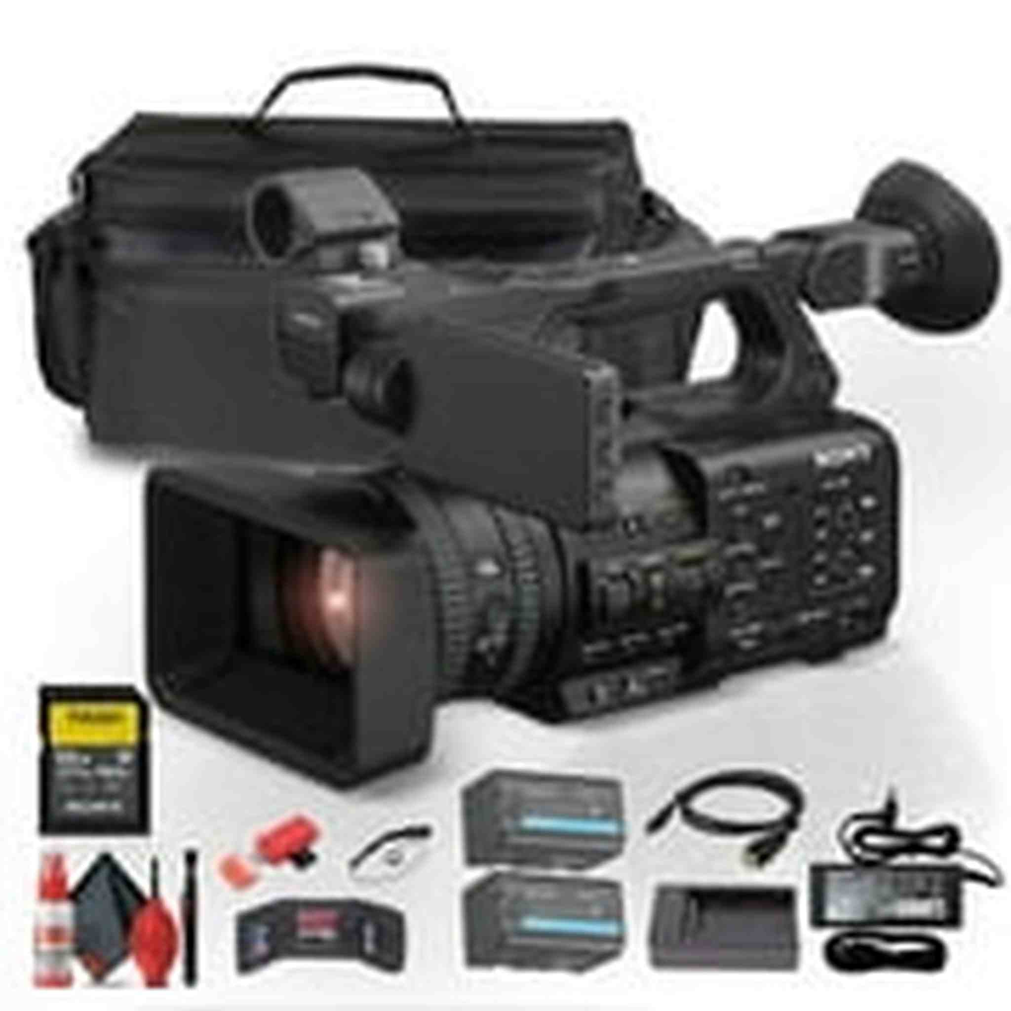 Sony PXW-Z200 XDCAM Camcorder + BP-U35 Battery + 64GB Card + Large Case + More Sony