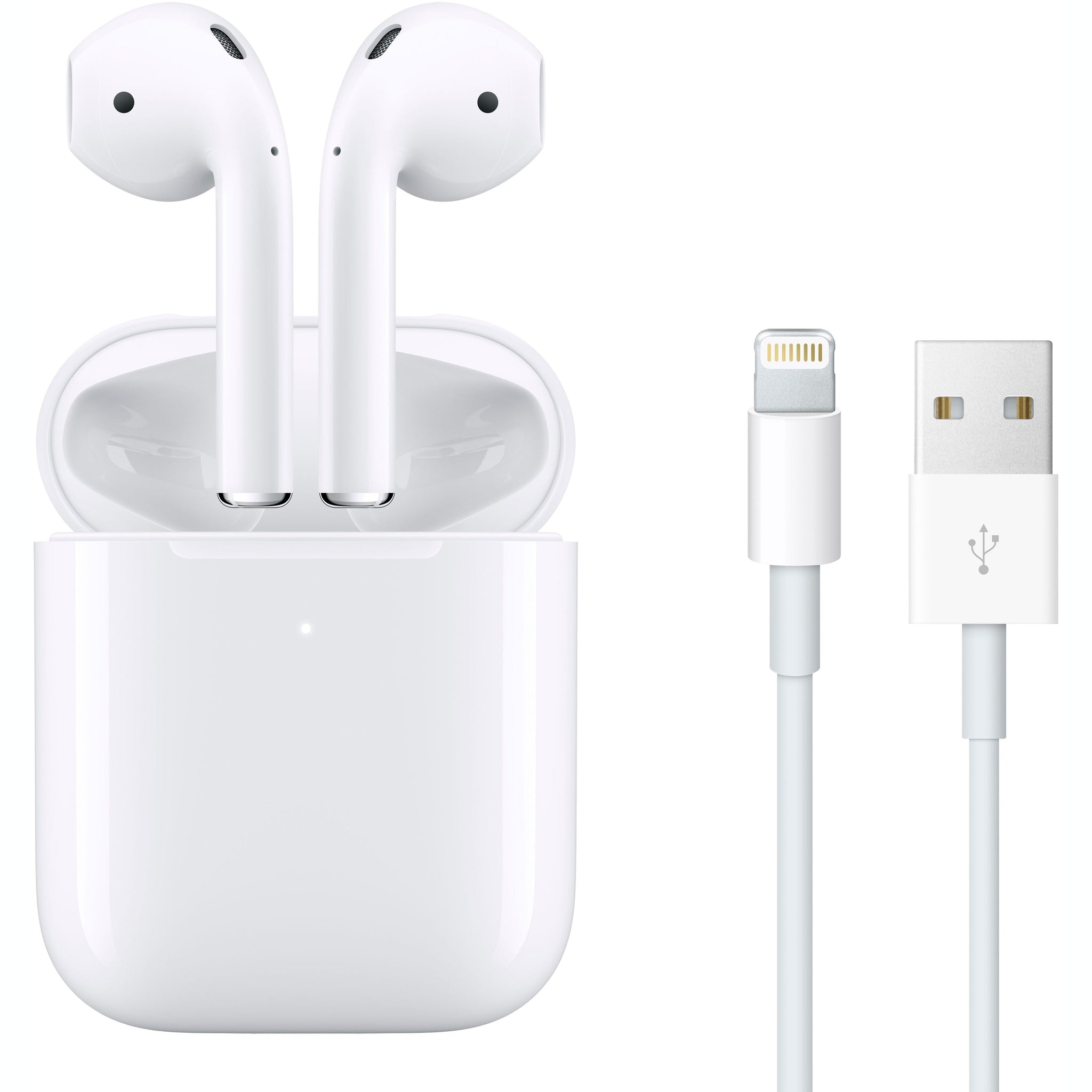 Apple AirPods with Wireless Charging 2nd Gen with Cable Ties + USB Charger