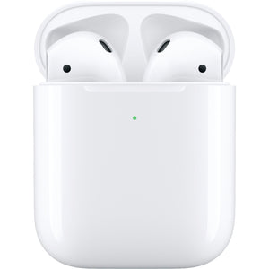 Apple AirPods with Wireless Charging 2nd Gen with Cable Ties + USB Charger Bundle Apple