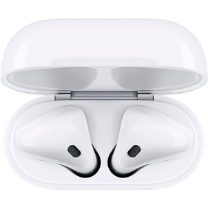 Apple AirPods with Wireless Charging 2nd Gen with Cable Ties + USB Charger Bundle Apple