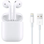 Apple AirPods with Wireless Charging 2nd Gen with Cable Ties + USB Charger