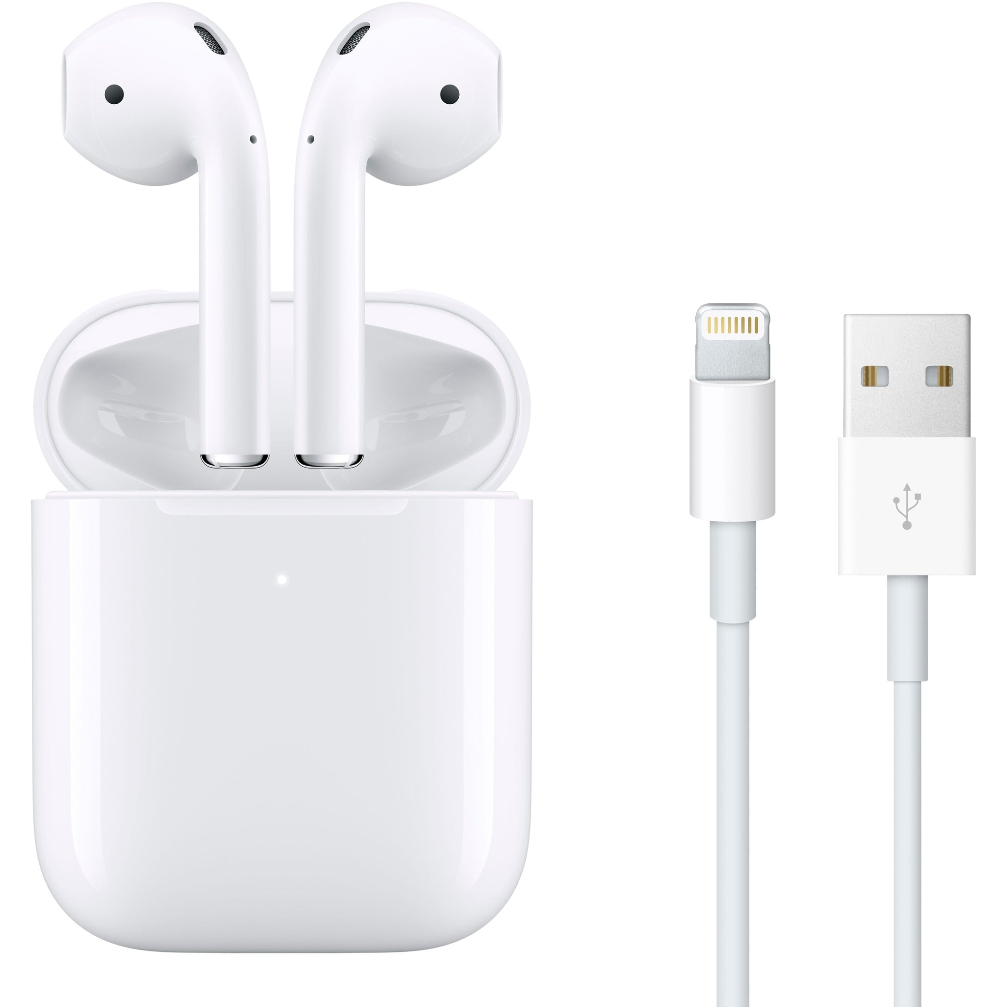 Apple AirPods with Wireless Charging 2nd Gen with Cable Ties + 2-Chargers