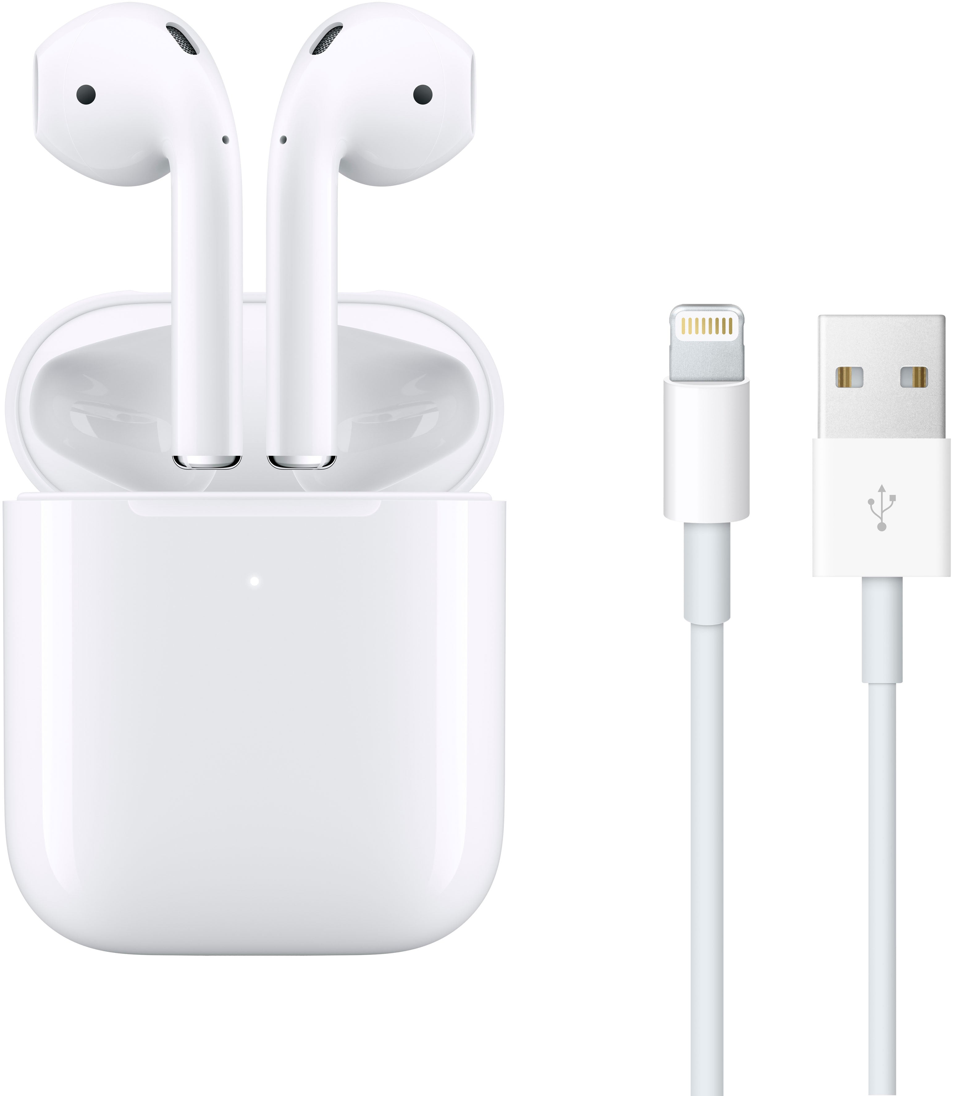 Apple AirPods with Wired Charging 2nd Gen with Cable Ties + 2-Chargers