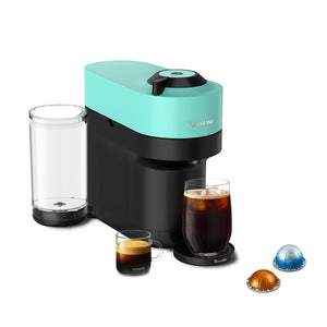 Nespresso Vertuo Pop+ Coffee and Espresso Maker by Breville, Aqua Mint
