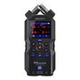 Zoom H4essential 4-Track Handy Recorder 2024 Model, Essential Series with 32-Bit Float, Accessibility, Stereo Microphones, 2 XLR/TRS Combo Inputs, USB Interface, for Musicians, Podcasters, and More