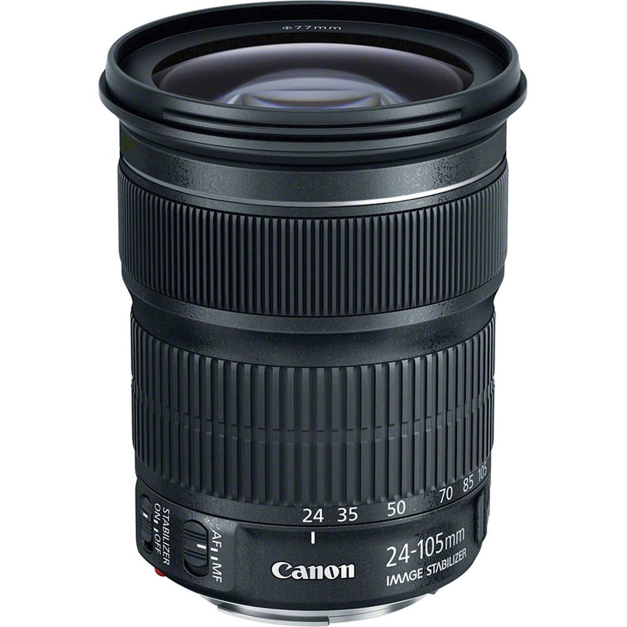 Canon EOS 6D DSLR Camera with 24-105mm is STM Lens + Professional Battery Grip + UV Protection Filter + LED Kit + Extra Canon