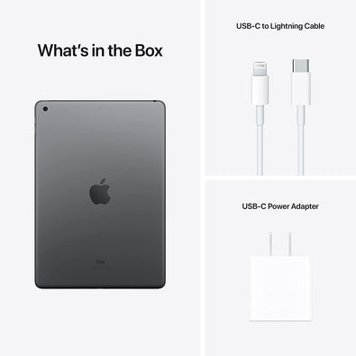 Apple 10.2" iPad (2021, 64GB, Wi-Fi, Space Gray) (MK2K3LL/A) with Apple Pencil