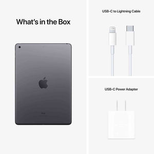 Apple 10.2" iPad 2021, 256GB, Wi-Fi, Space Gray and Portfolio Keyboard Case