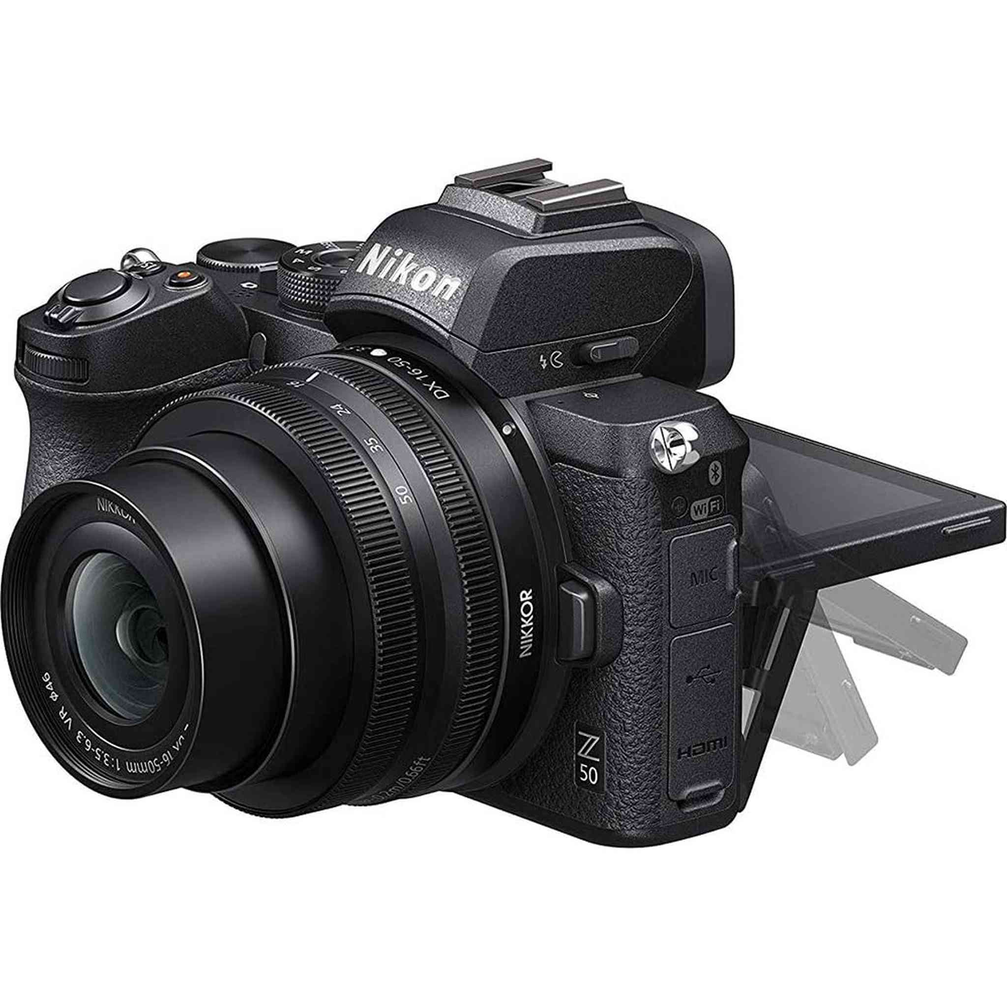 Nikon Z50 Mirrorless Camera with NIKKOR Z DX 16-50mm f/3.5-6.3 VR Lens -Renewed - Reconditioned Nikon