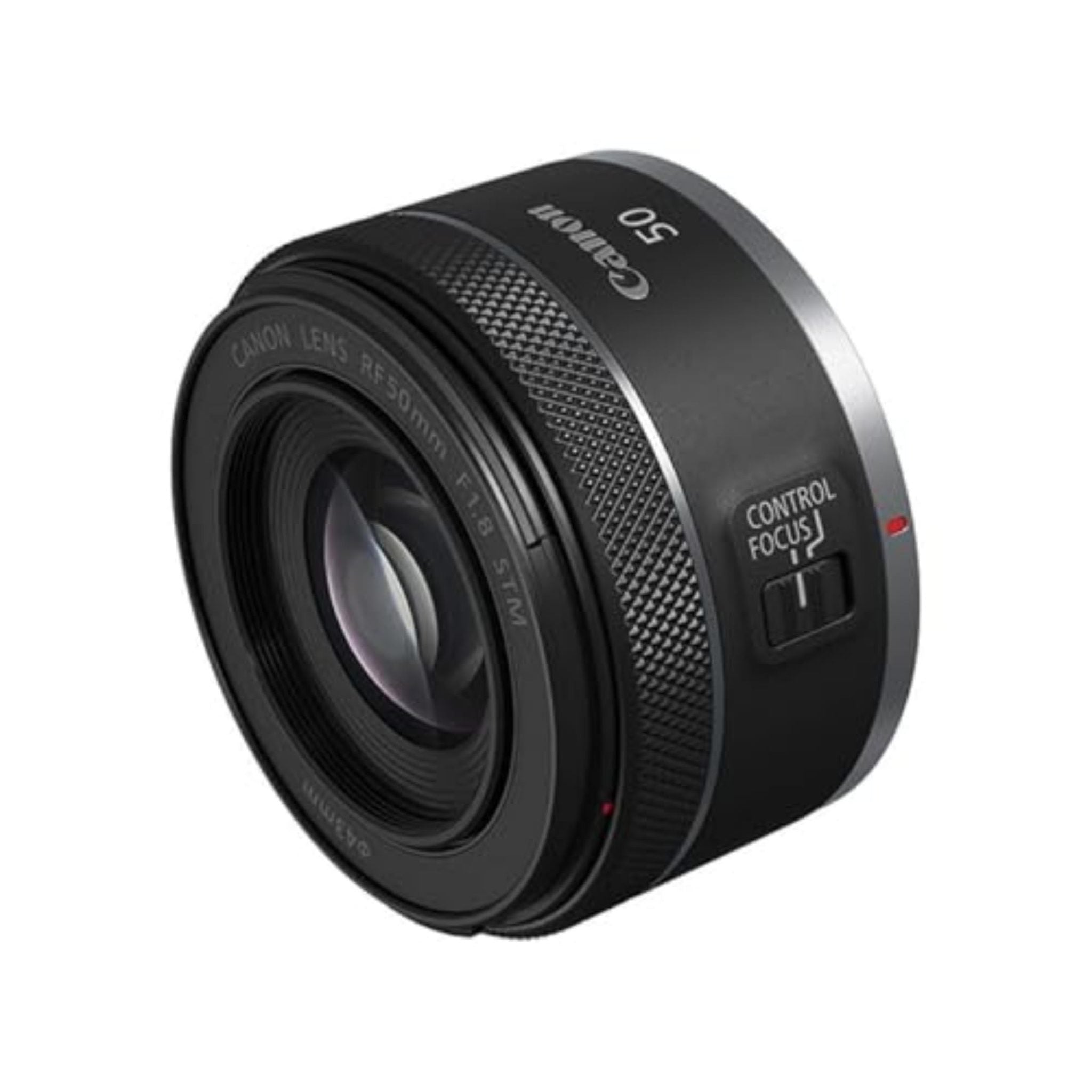 Canon RF50mm F1.8 STM Lens, Mirrorless Lens, Fixed Focal Length, Compatible with EOS R Series Mirrorless Cameras, Compact, Lightweight Design, Portraits, Landscapes, Photography, Black