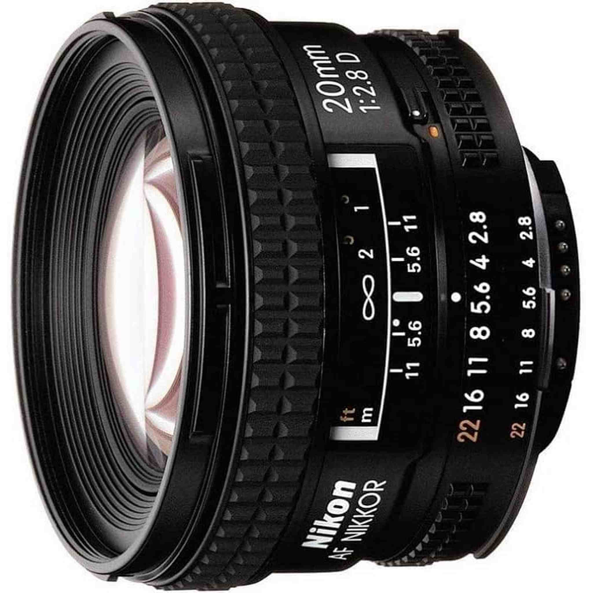 Nikon AF 20mm f/2.8D Wide-Angle Prime Lens 1913 Intl Model Bundle Nikon