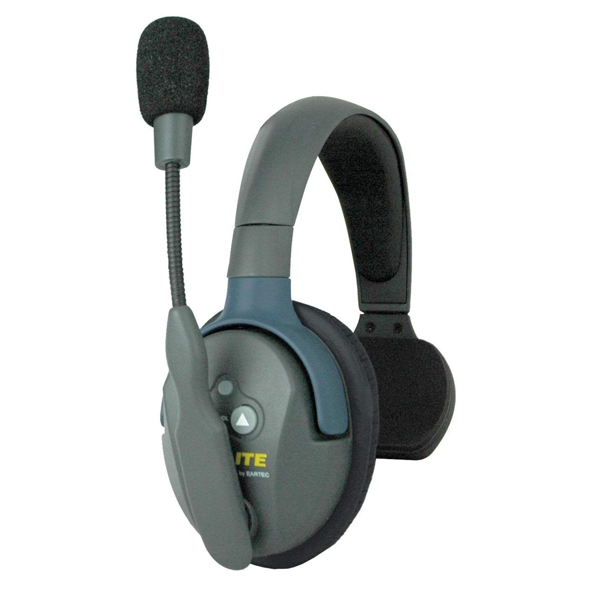 Eartec UL4S UltraLITE Full Duplex Wireless Headset Communication for 4 Users - 4 Single Ear Headsets - Used EARTEC
