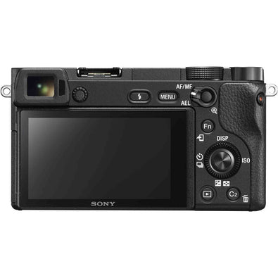 Sony Alpha a6300 Mirrorless Digital Camera International Model FE 100mm f/2.8 STF GM OSS Lens + 72mm 3 Piece Filter Ki