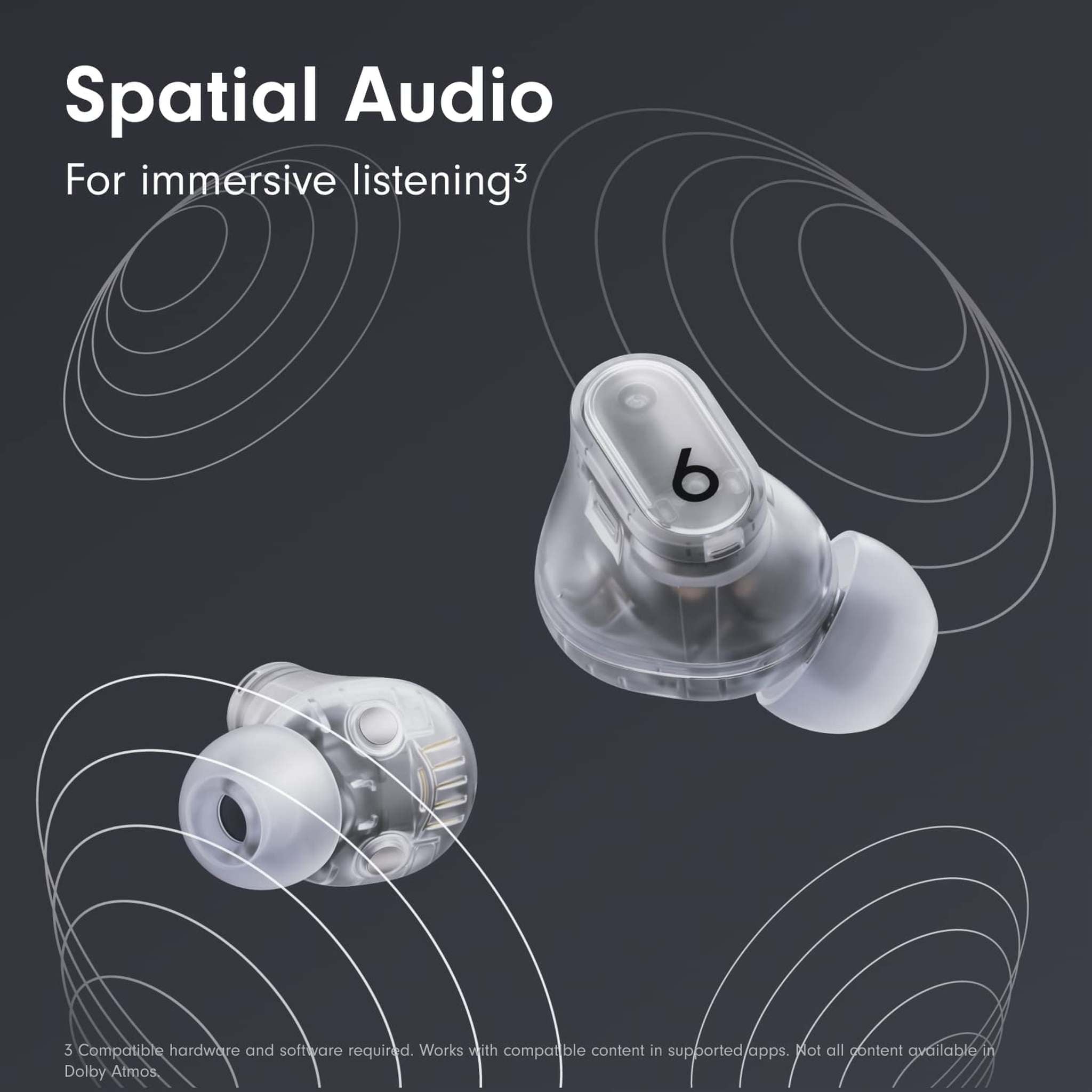Beats Studio Buds+ MQLK3LL/A Transparent Beats