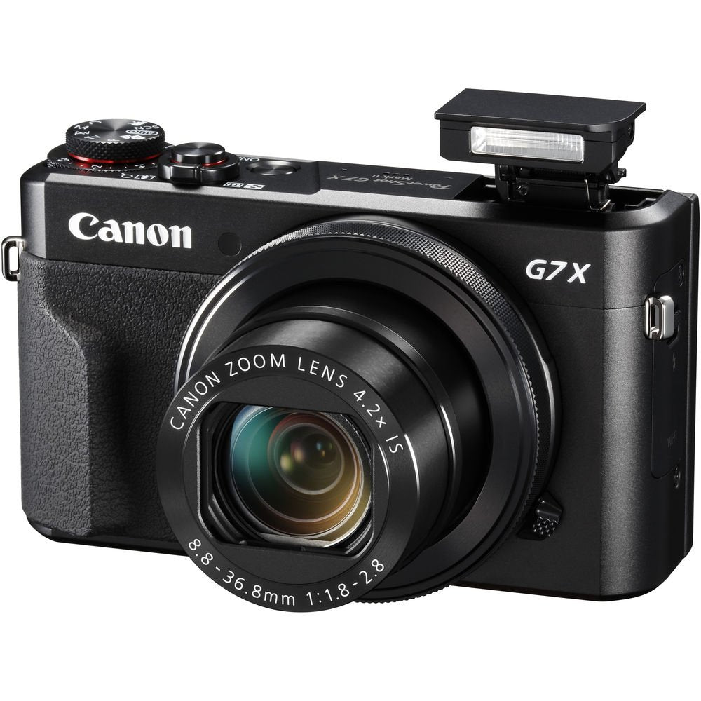 Canon PowerShot G7 X Mark II Digital Camera + 32GB Memory + Extra Battery Bundle