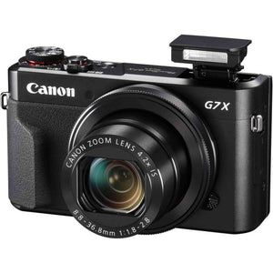 Canon PowerShot G7 X Mark II Digital Camera 1066C001 + 64GB Card + More - Reconditioned