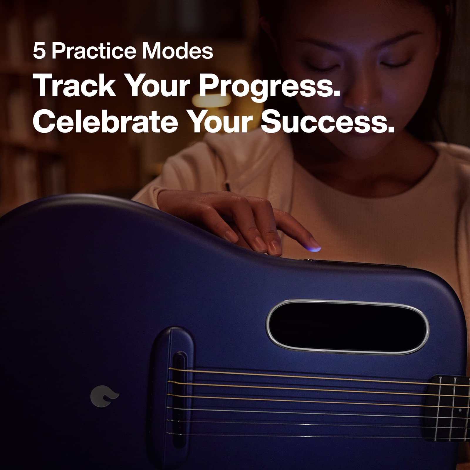 LAVA ME 2 36 inch Carbon Fiber Guitar with effects Acoustic Electric Guitar with Picks Hard Case Freeboost-Pink