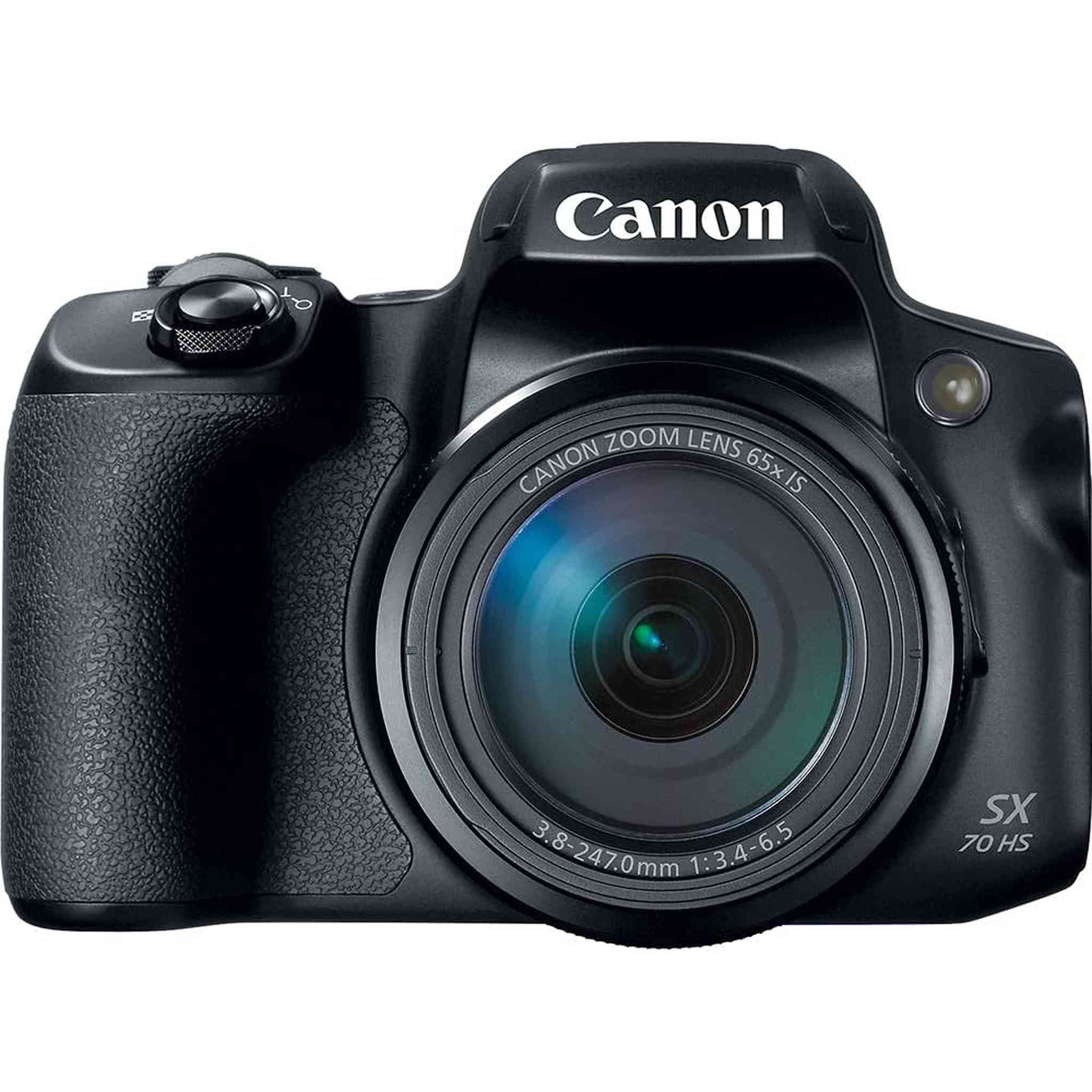 Canon PowerShot SX70 HS Digital Camera 3071C001 + 64GB Card + Reader + More - Reconditioned Canon