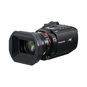 Panasonic X1200 4K Camcorder, Wide Angle Telephoto Lens with 24X Zoom, Hybrid O.I.S.,Lightweight Heat Dispersing Design, Eco Packaging - HC-X1200