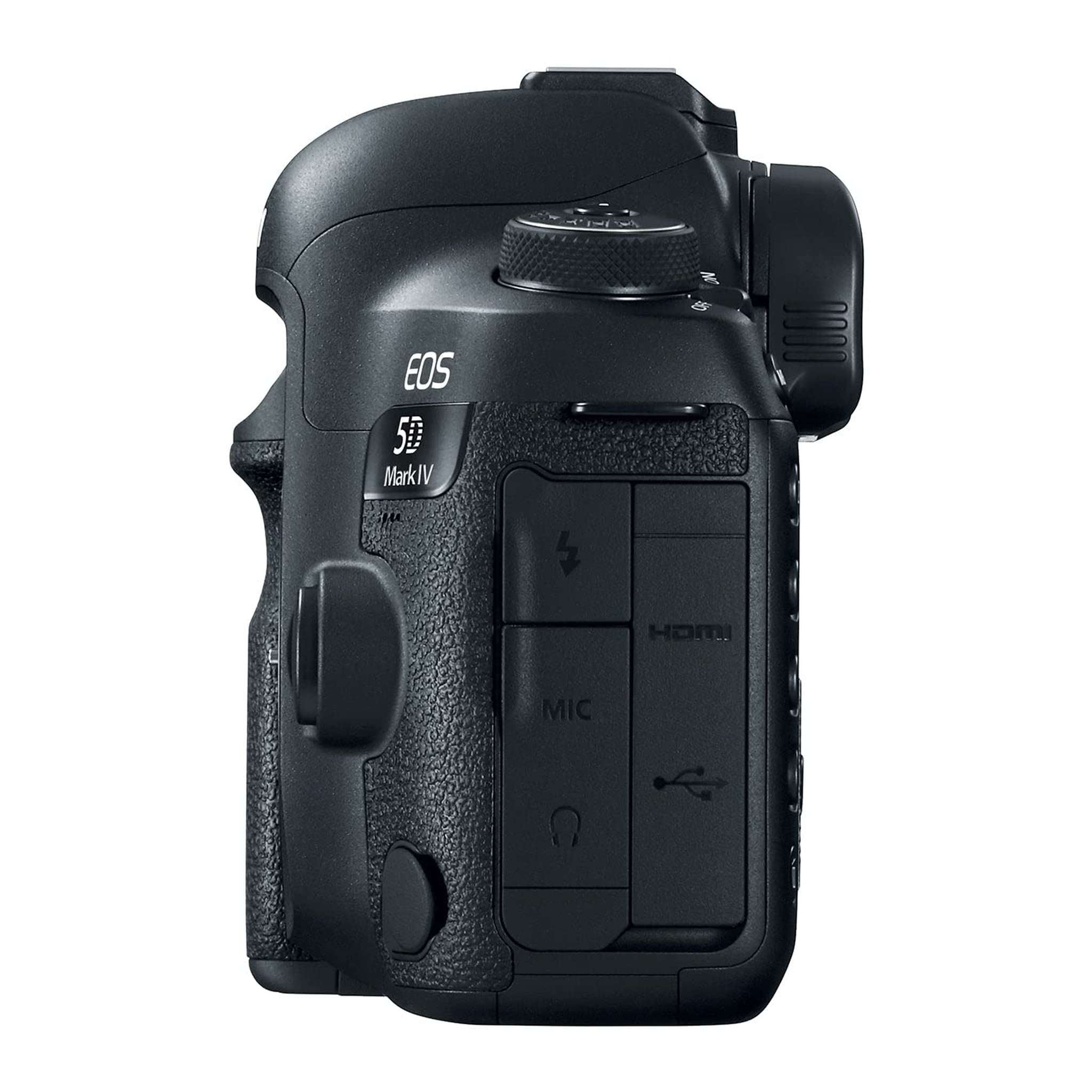Canon EOS 5D Mark IV Digital SLR Camera Body Only , Full-Frame DSLR Camera, 30.4 Megapixel CMOS Sensor, 4K Video, Content Creator Camera, EF Mount, Black