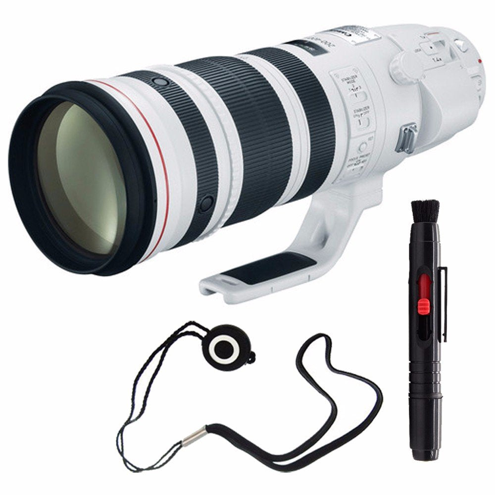 Canon EF 200-400mm f/4L is USM Lens (International Model) + Lens Cap Keeper Advanced Bundle