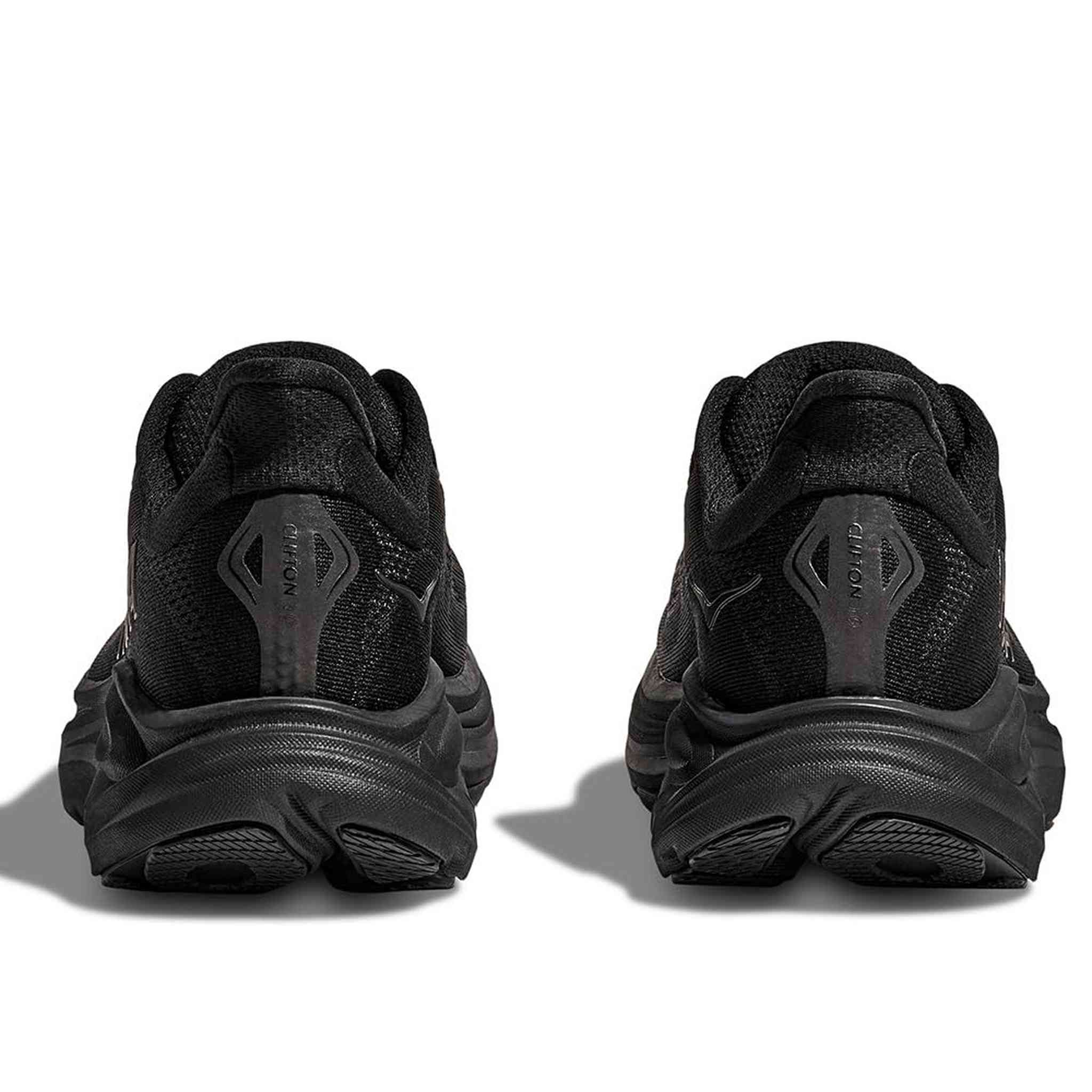 Hoka Women's Clifton 10 Sneaker, Black/Black, 9.5