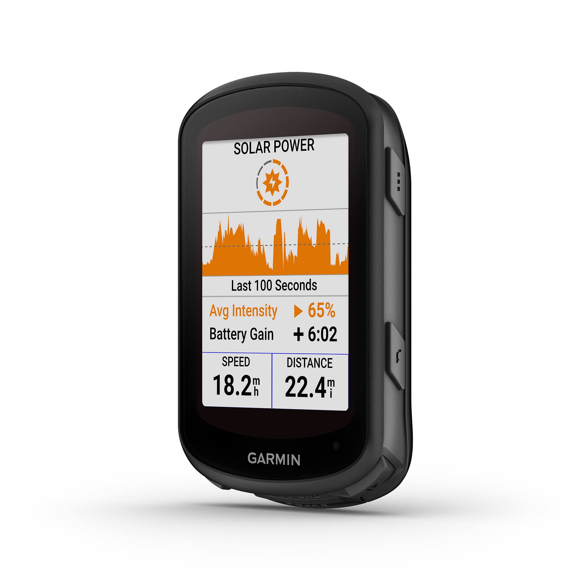 Garmin Edge 540 Solar, Solar-Charging GPS Cycling Computer with Button Controls, Targeted Adaptive Coaching, Advanced Navigation and More