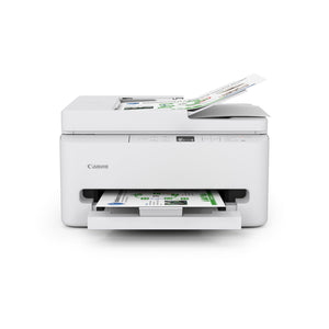 Canon PIXMA TR7120 Wireless Color Inkjet Printer for Duplex Printing, White - Home Printer with Copier/Scanner, Auto Document Feeder, Compact Design, Intuitive Control Panel