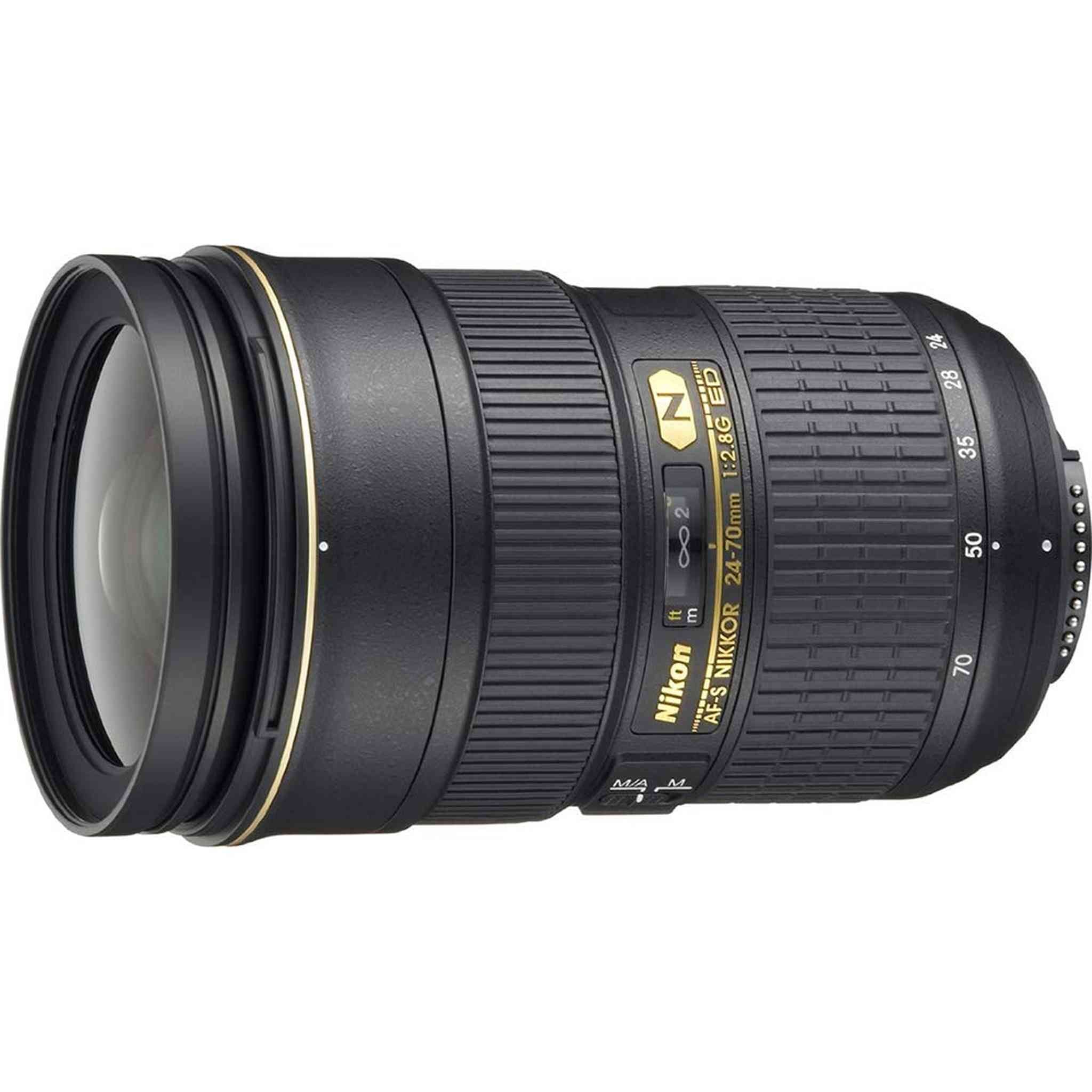 Nikon 24-70mm f/2.8G ED Auto Focus-S Nikkor Wide Angle Zoom Lens Renewed - Reconditioned Nikon