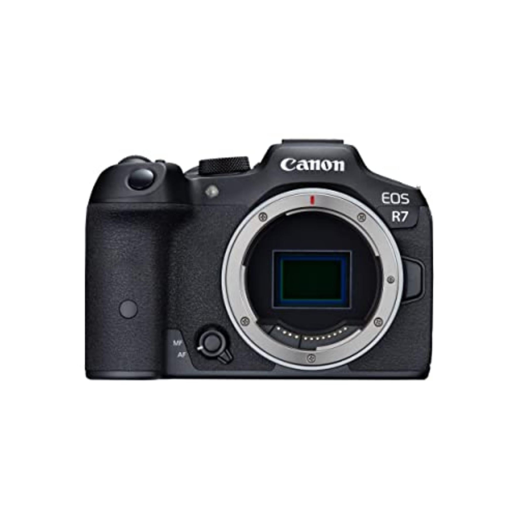 Canon EOS R7 Mirrorless Camera Body Only , Hybrid Camera, 32.5 Megapixel APS-C CMOS Sensor, 4K Video, for Sports, Action, Content Creators, Vlogging Camera, Black