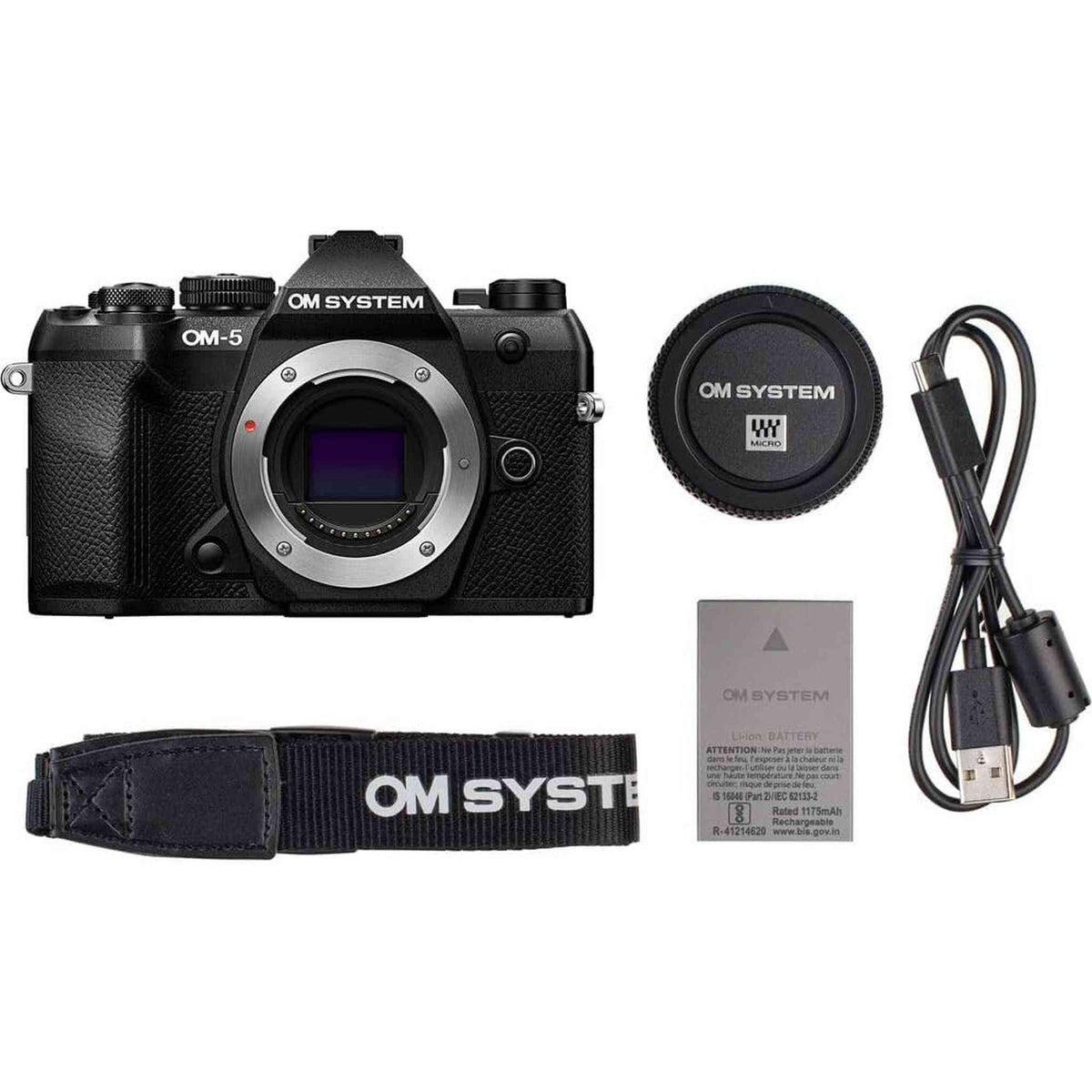 OM SYSTEM OM-5 Mark II Mirrorless Camera with 12-45mm f/4 PRO Lens Bundle + 64GB Card + Battery