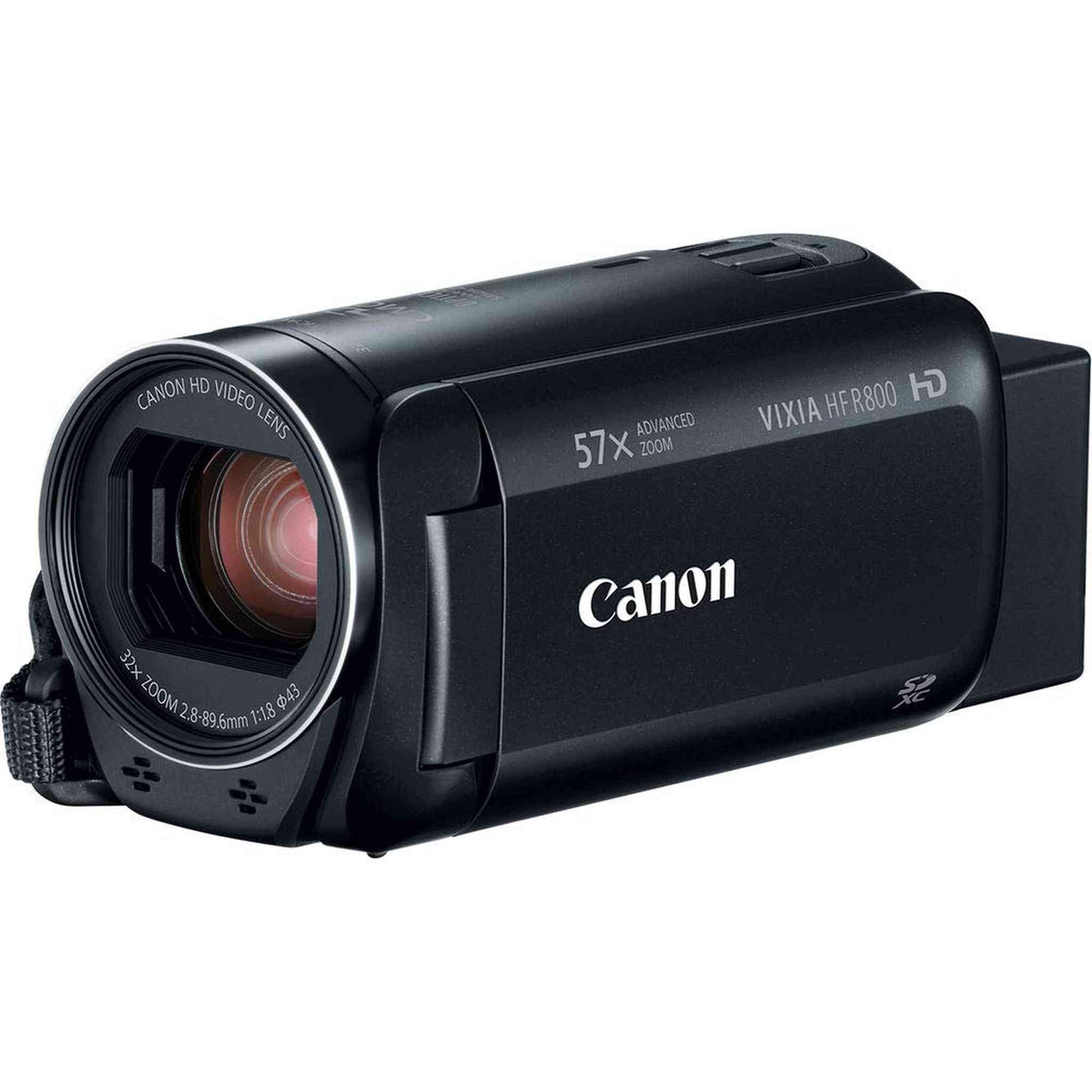 Canon VIXIA HF R800 Camcorder Black Advanced Accessory Bundle Canon