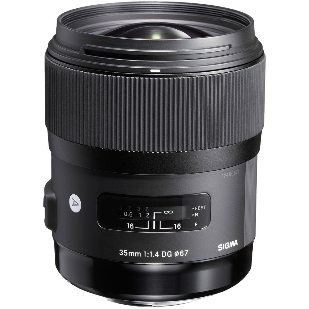 Sigma 35mm f/1.4 DG HSM Art Lens for Nikon F for Nikon F Mount + Accessories (International Model with 2 Year Warranty)