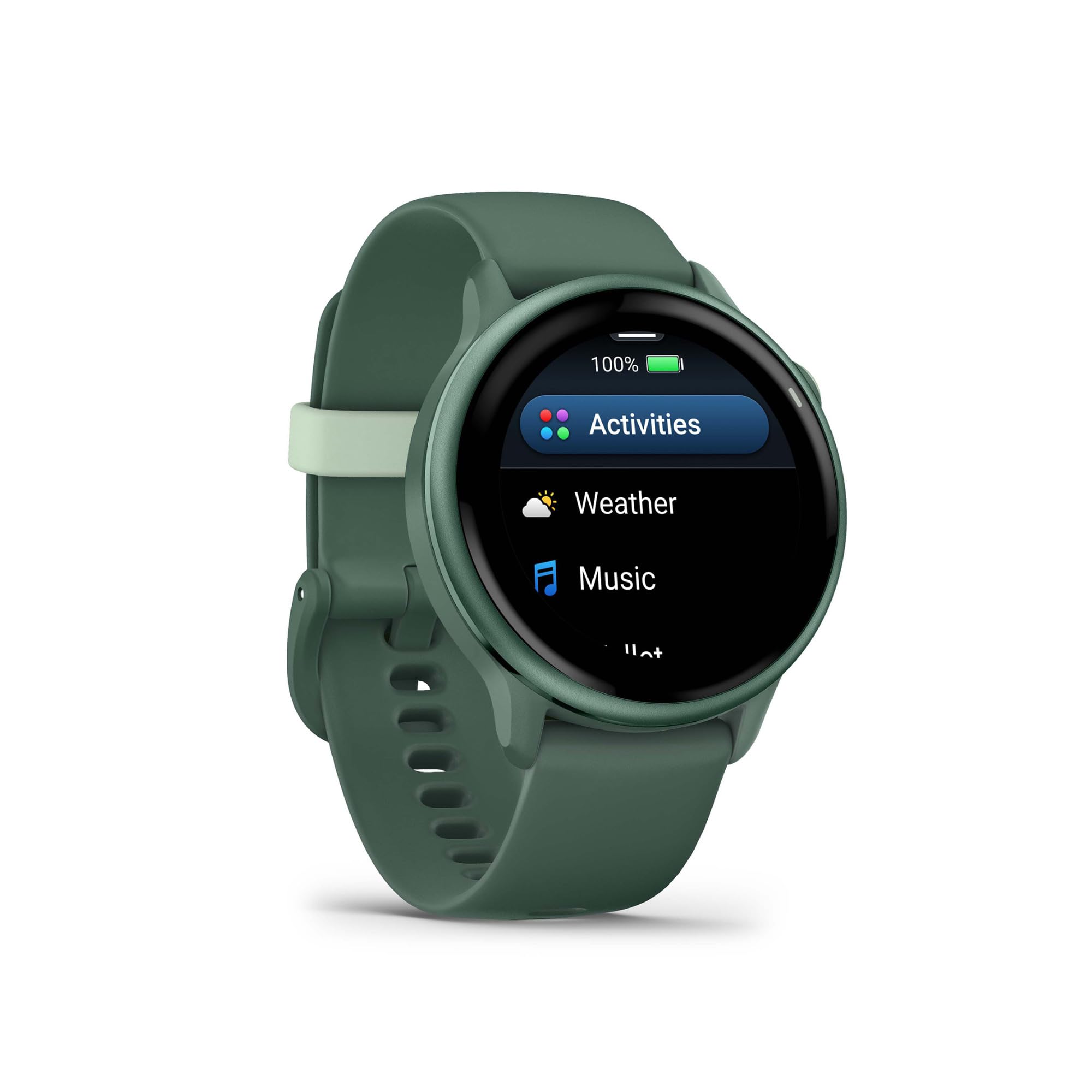Garmin vívoactive® 6, Health and Fitness GPS Smartwatch, AMOLED Display, Up to 11 Days of Battery, Metallic Jasper Green with Jasper Green Band