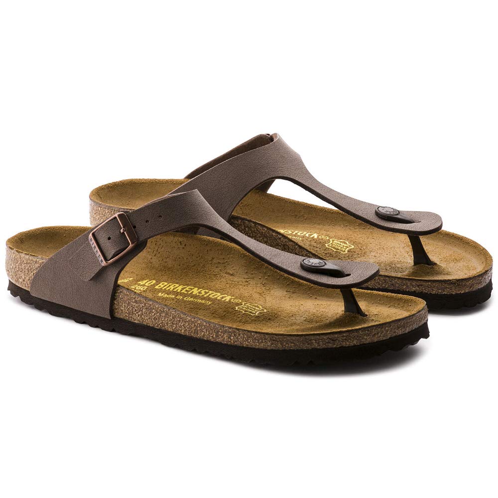 Birkenstock Unisex Gizeh BS Birko-Flor Mocca Sandals 9 W / 7 M US