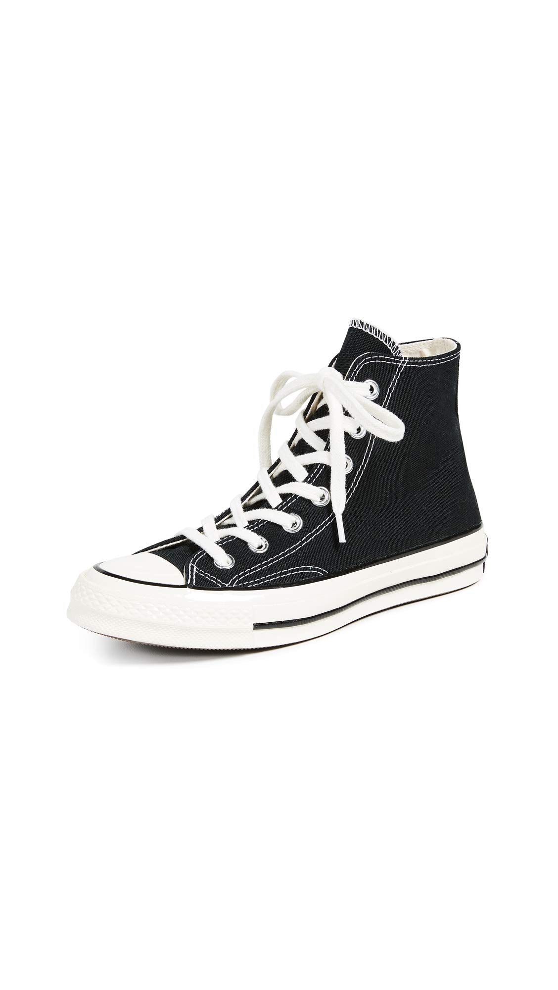 Converse All Star '70s High Top Unisex Sneakers, Black, 10.5 US Women/8.5 US Men