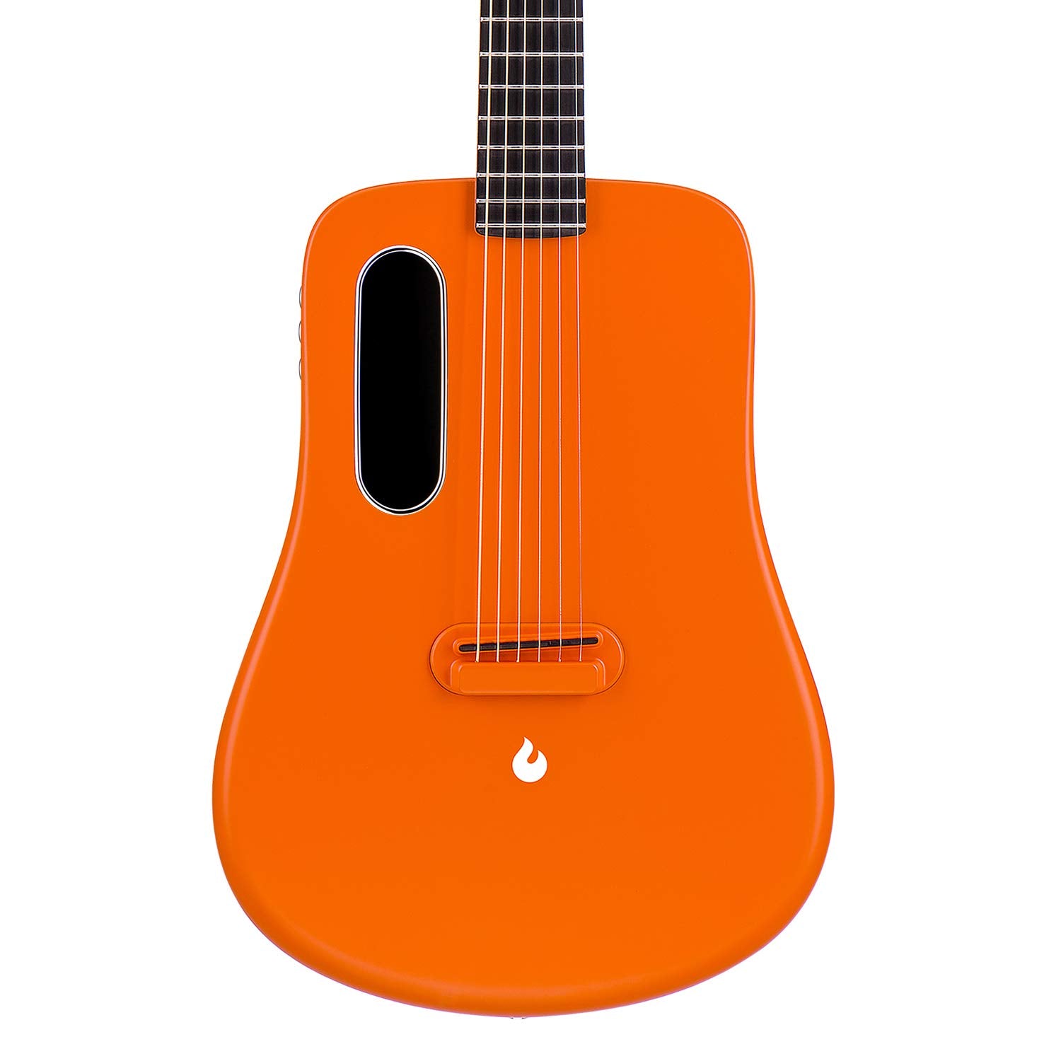 LAVA ME 2 36 inch Carbon Fiber Guitar with effects Acoustic Electric Guitar with Picks Hard Case Freeboost-Orange