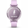 Garmin Lily 2, Small and Stylish Smartwatch, Hidden Display, Patterned Lens, Up to 5 Days Battery Life, Lilac