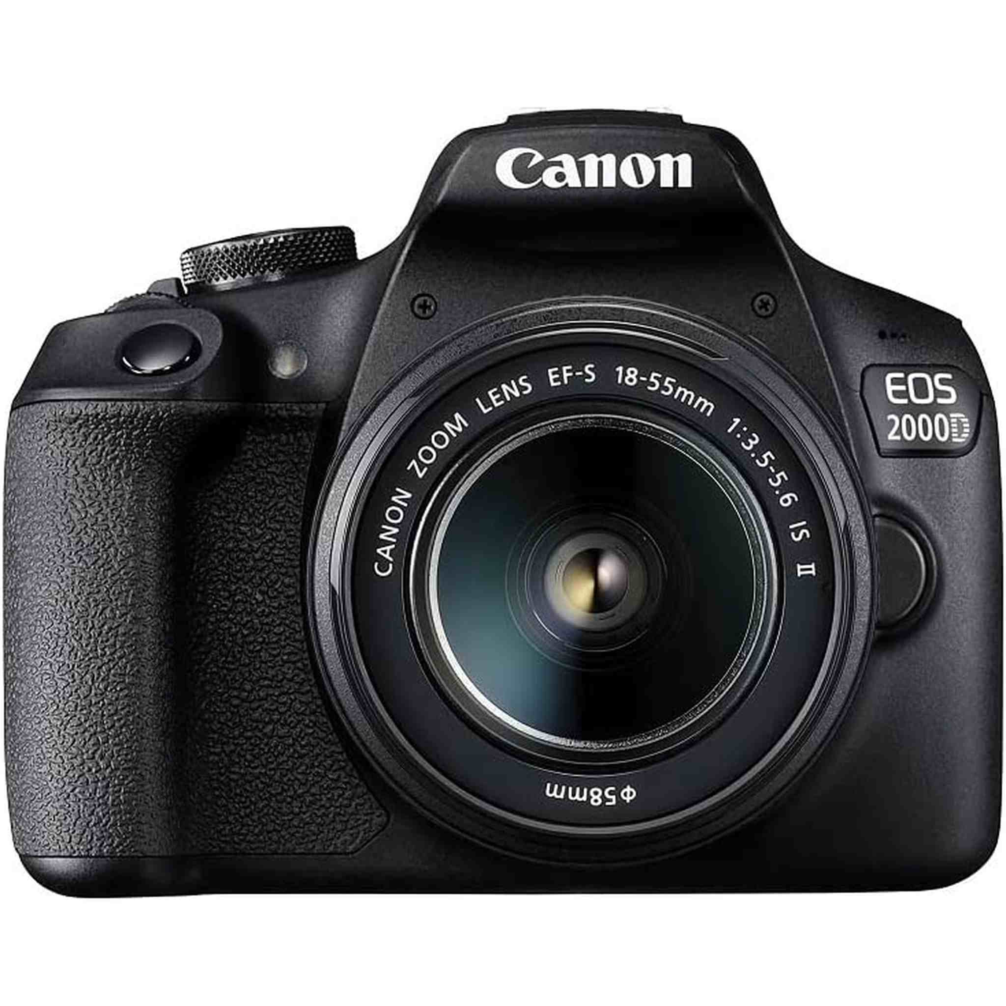 Canon EOS 2000D Rebel T7 DSLR Camera + 18-55mm III Kit International Model Canon