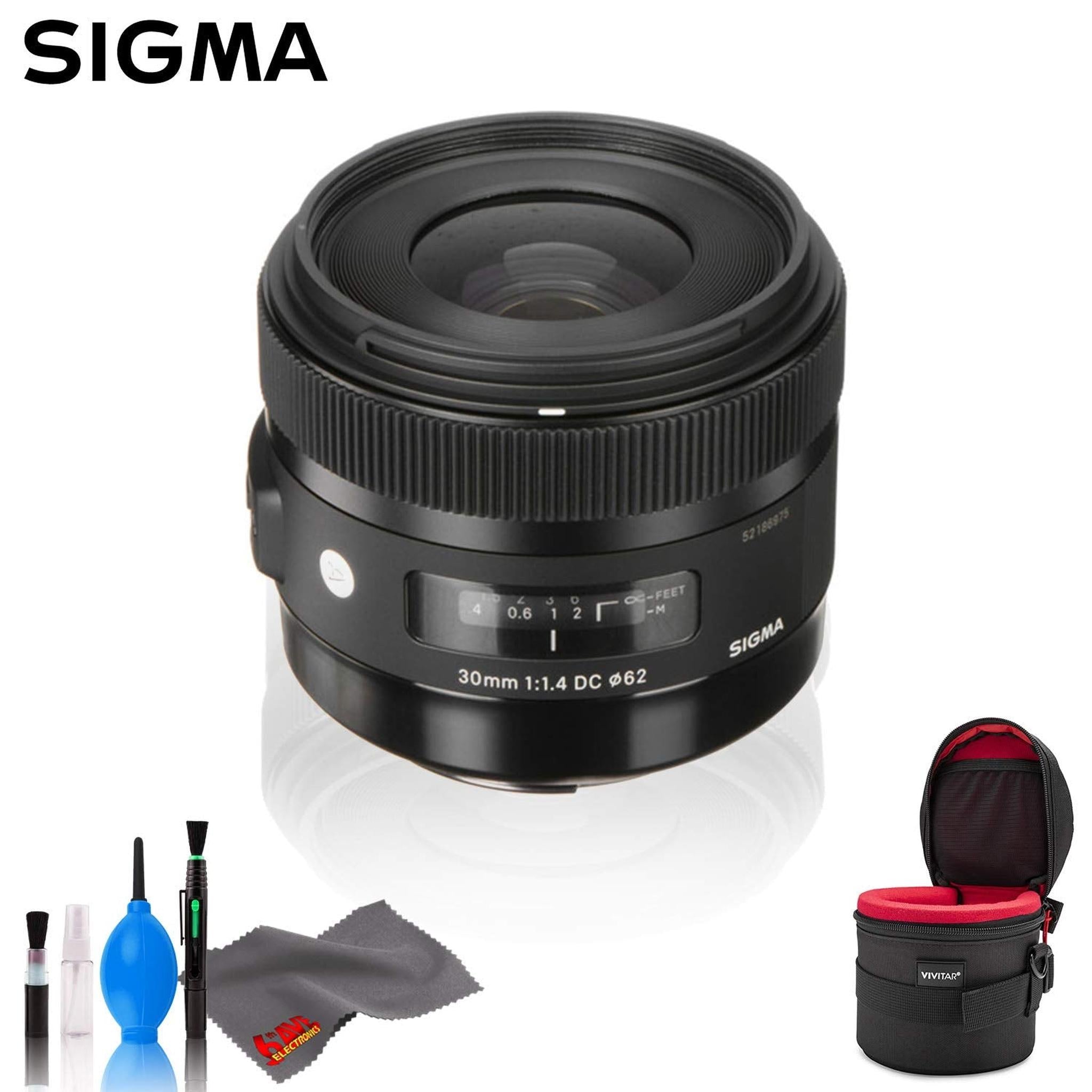Sigma 30mm f/1.4 DC HSM Art Lens for Canon - Standard Bundle