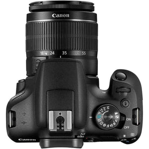 Canon EOS 2000D DSLR Camera with EF-S 18-55mm f/3.5-5.6 IS II Lens Intl Model with Memory Kit, Case, Tripod, and More