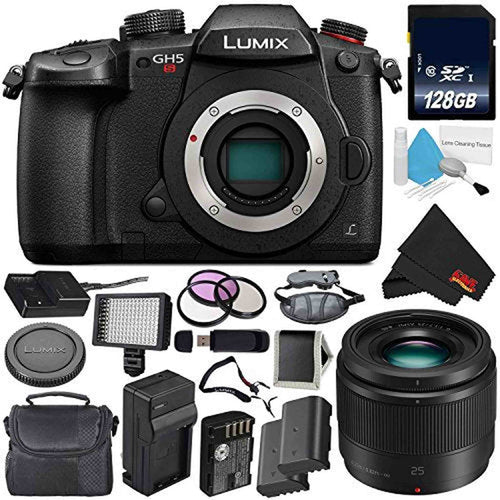 Panasonic Lumix DC-GH5S Mirrorless Micro Four Thirds Digital Camera International Version + Panasonic Lumix G 25mm Lens