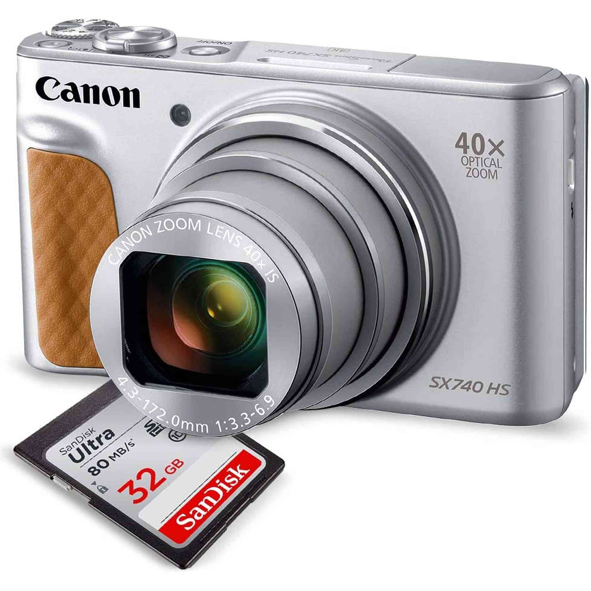 Canon PowerShot SX740 HS Digital Camera Silver International Version 2956C001 Canon
