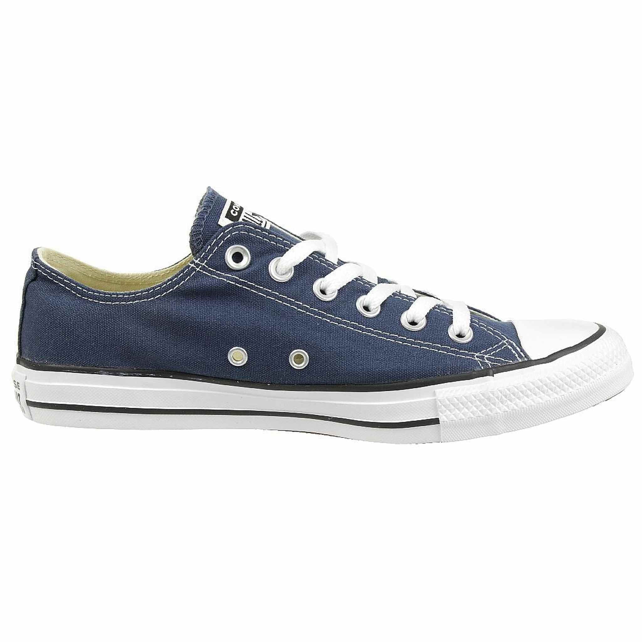 Converse Unisex Chuck Taylor All Star Low Top Navy Sneakers - 9.5 B M US Women / 7.5 D M US Men