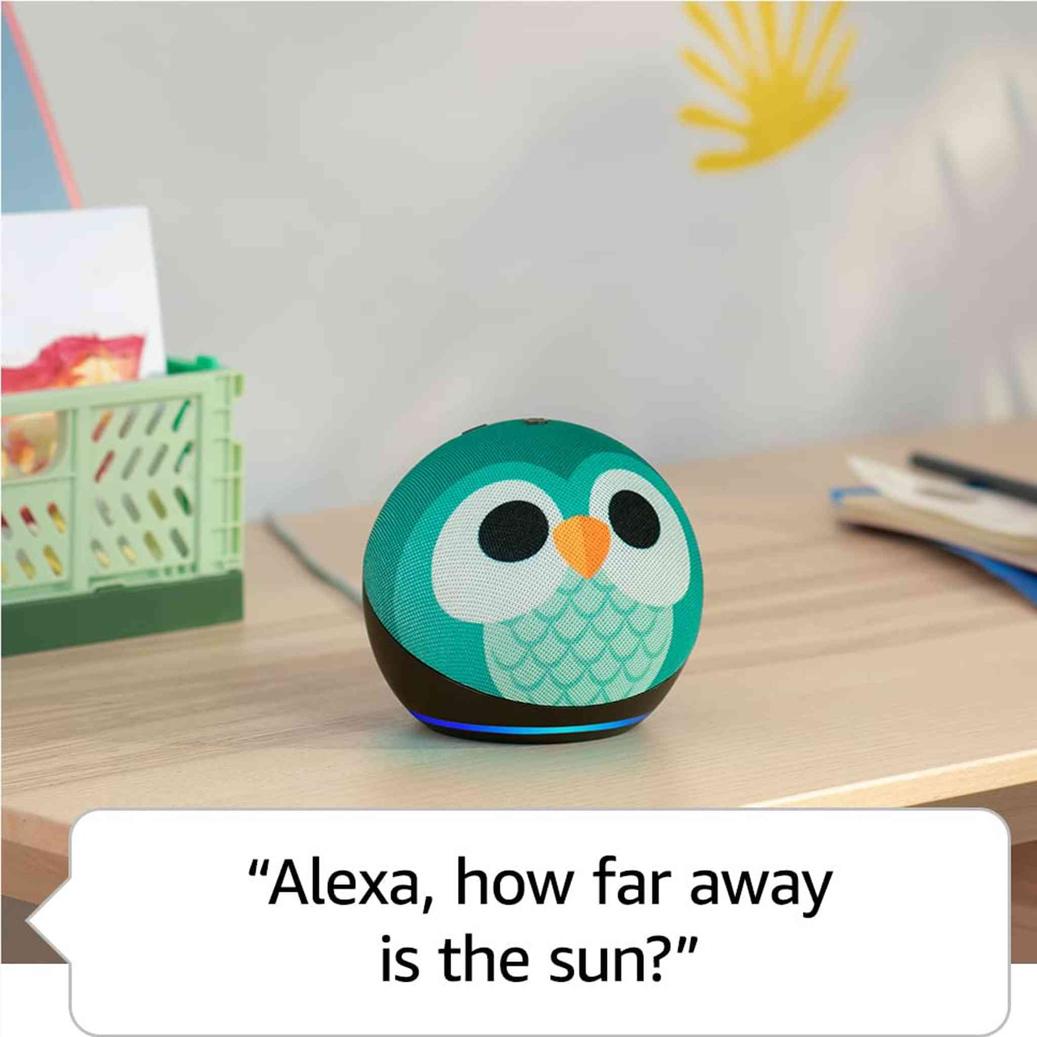 Amazon Echo Dot Kids with Alexa newest model , Designed for kids, with parental controls, Includes 1 Year of Amazon Kids+, Dragon Amazon
