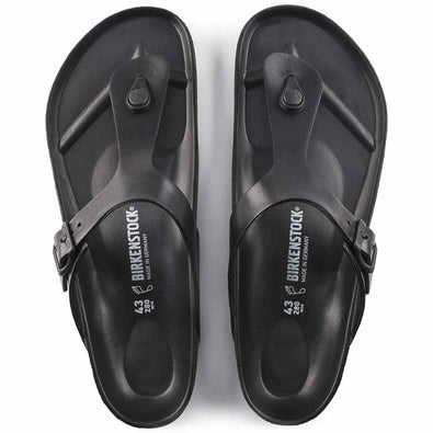 Birkenstock Essentials Unisex Gizeh EVA Sandals Black 44 R EU (US Men's 10-10.5)